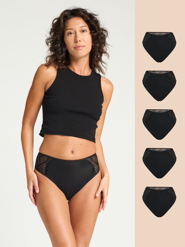 Sinnlicher French Cut, moderat, 5er-Pack