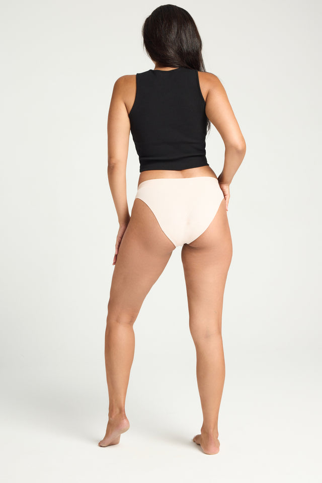 Puma X Modibodi Seamfree Active Bikini Moderate Mist Pink