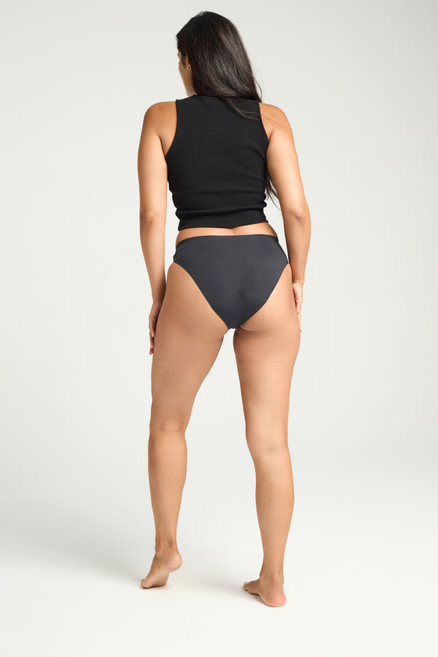 Bikini Actif sans coutures Puma X Modibodi flux moyen Gris onyx