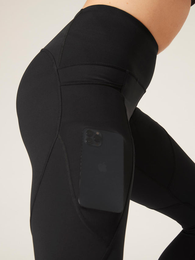 7/8 Active Legging Moderate Schwarz