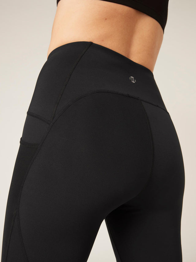 7/8 Active Legging Moderate Schwarz