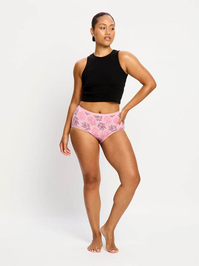 Klassischer Full Brief in Hell-Cassia-Pink