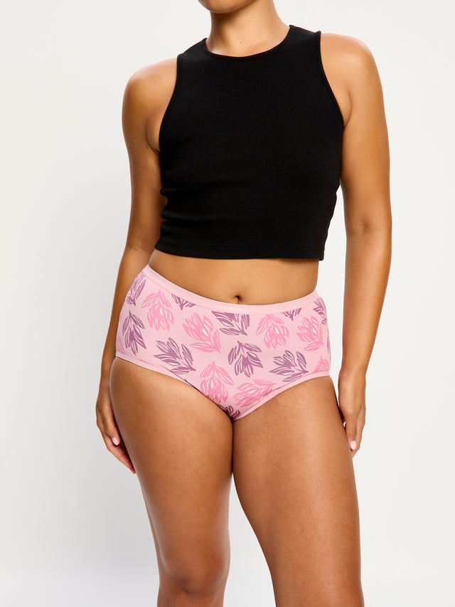 Klassischer Full Brief in Hell-Cassia-Pink