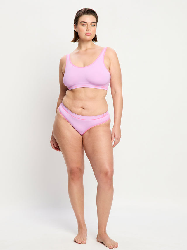 SmileyWorld® | Modibodi Nahtloses Bralette- und Tanga-Set