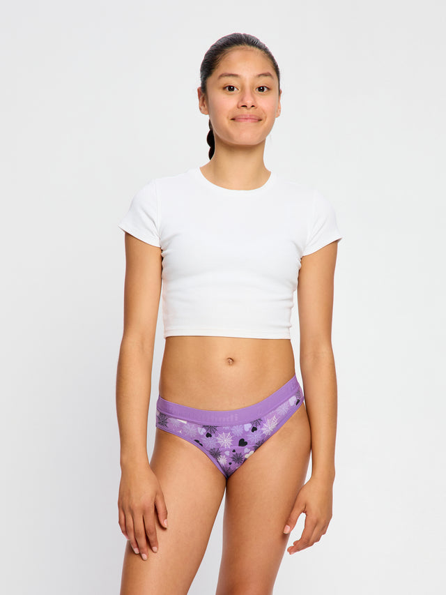 Bikini taille basse ado flux ultra Violet Wicked Web
