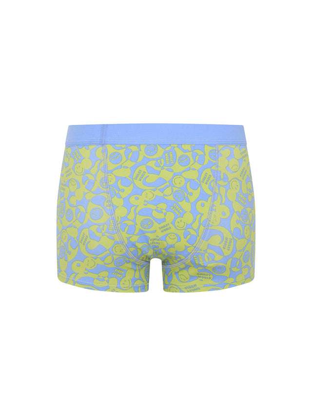SmileyWorld® | Boxer taille basse ado Modibodi flux ultra Vert groovy