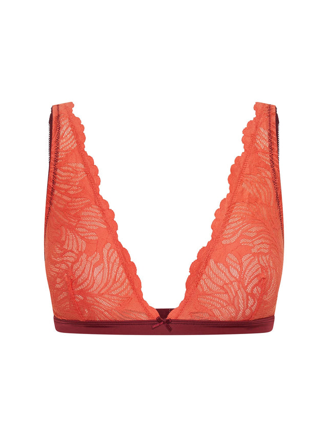 Bralette Sylvie Rouge bordeaux
