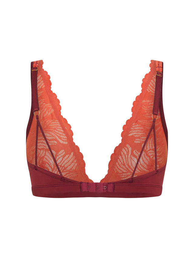 Bralette Sylvie Rouge bordeaux
