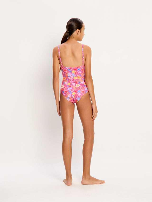Maillot de bain une pièce Marine Dream ado flux léger Tropicana Crush