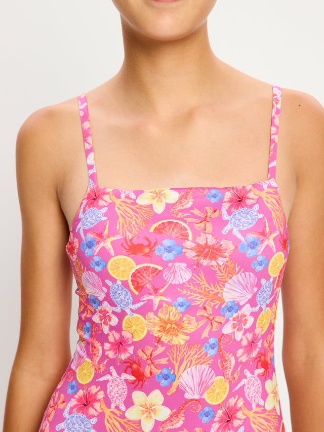 Maillot de bain une pièce Marine Dream ado flux léger Tropicana Crush