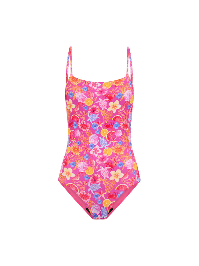 Maillot de bain une pièce Marine Dream ado flux léger Tropicana Crush
