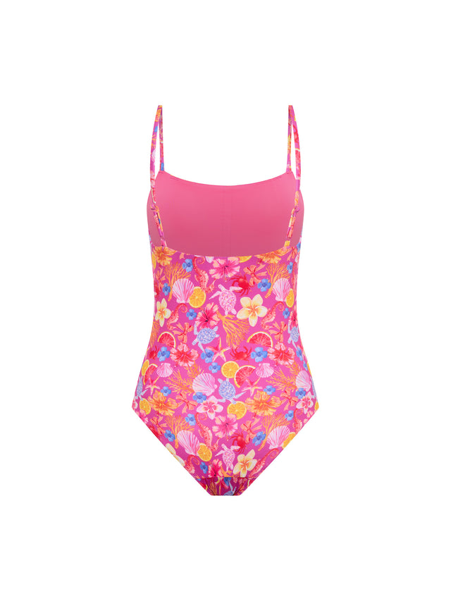 Maillot de bain une pièce Marine Dream ado flux léger Tropicana Crush