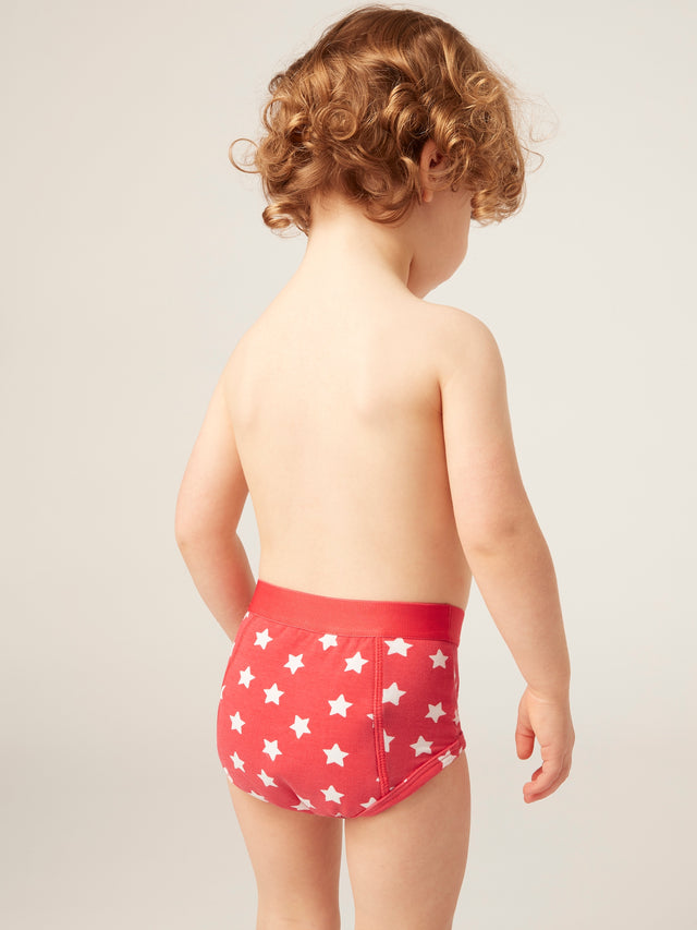 Pack de 2 culottes d’apprentissage réutilisables de jour pour les tout-petits Super-héros