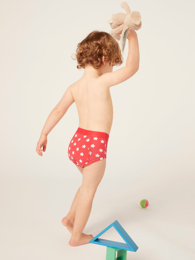 Pack de 2 culottes d’apprentissage réutilisables de jour pour les tout-petits Super-héros