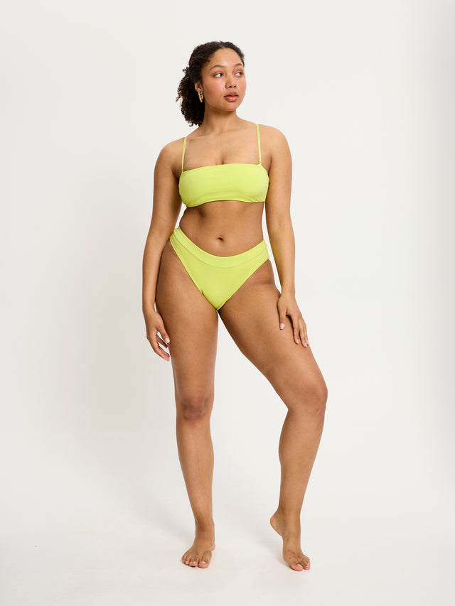 SmileyWorld® | Culotte cheeky Modibodi flux moyen Jaune acide