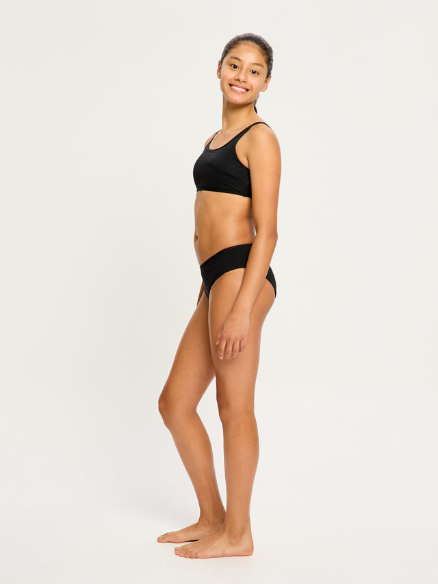 Crop Top für Teen Bademode in Schwarz