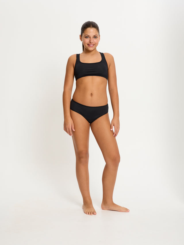 Culotte de bikini ado flux léger Noir