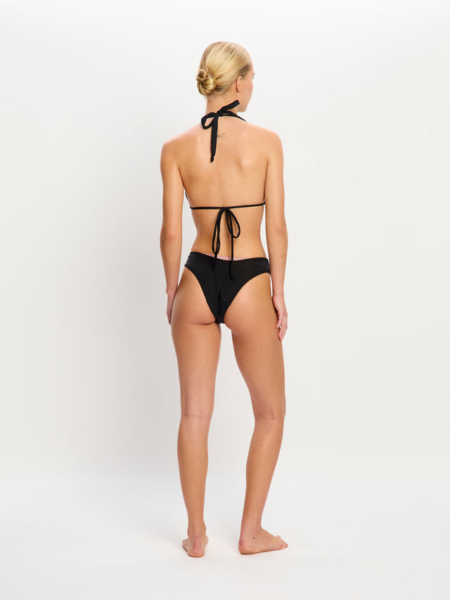 Bademode Brazilian Slip Hellschwarz