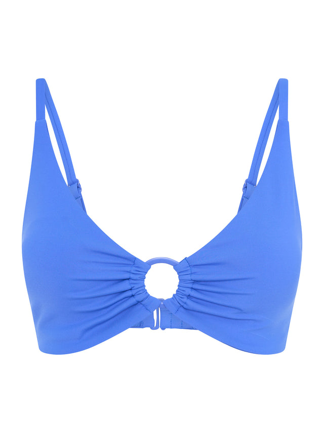 Ensemble bikini à décolleté plongeant Indigo électrique