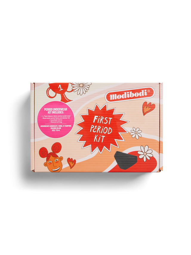 My First Period Kit 1 Pack Moderat Schwarz