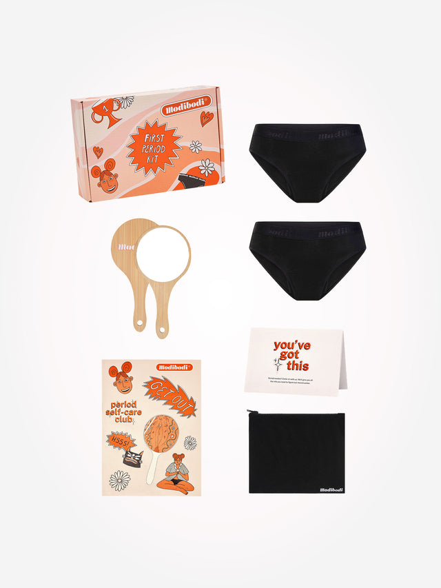 My First Period Kit 1 Pack Moderat Schwarz