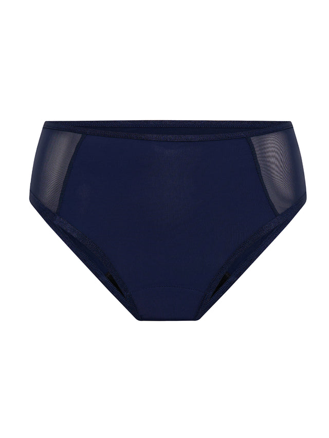 Allure Hi Waist Brief Moderate Night sky Blue