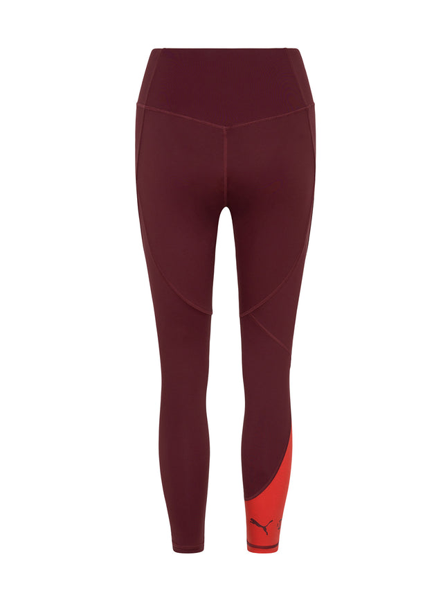 Puma X Modibodi 7/8 Active Legging Moderate Aubergine/Burnt red