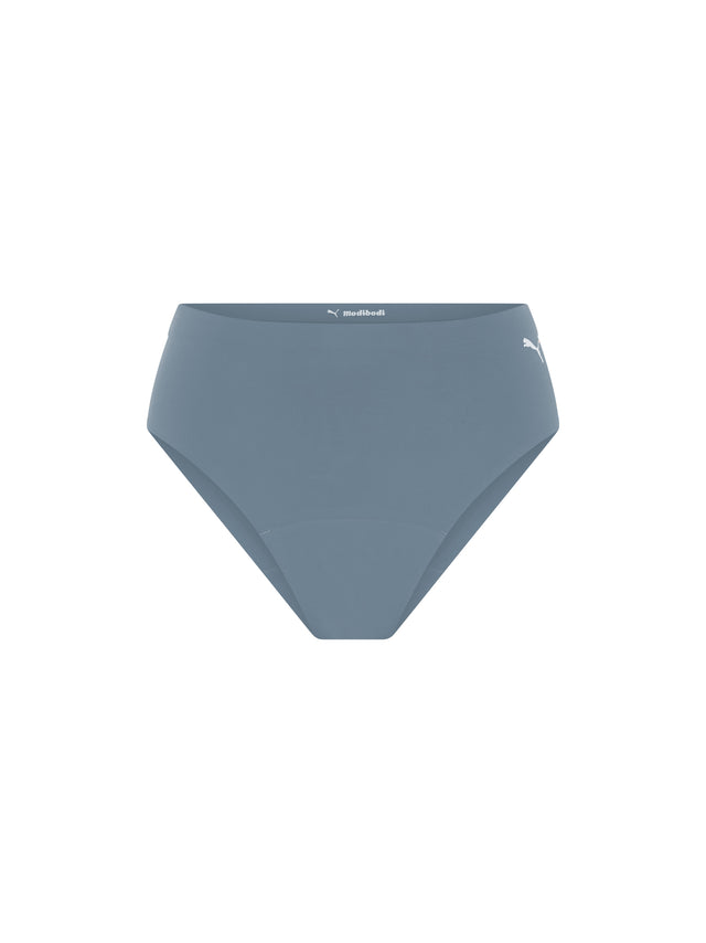Bikini Actif sans coutures Puma X Modibodi flux moyen Bleu natif
