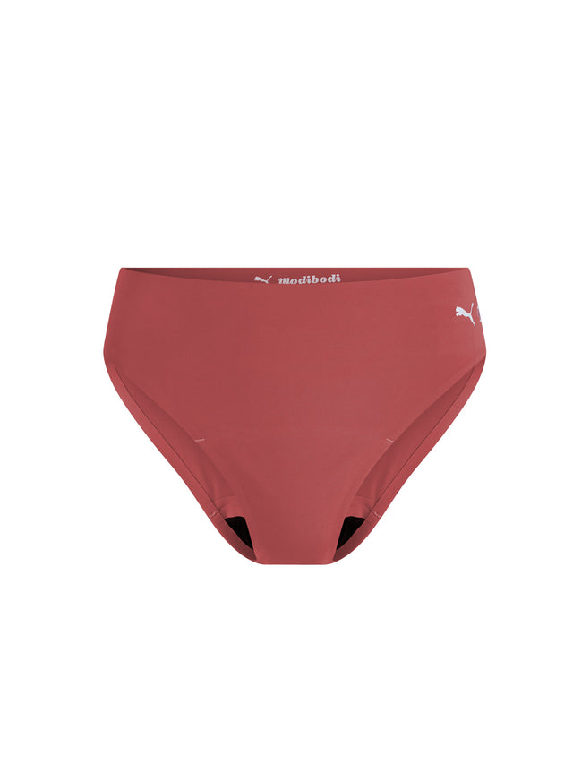 Puma X Modibodi Slip Actif Sans Coutures Modéré Prune Violette