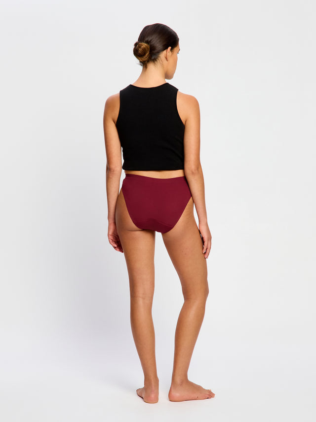 Bikini Actif sans coutures Puma X Modibodi flux moyen Rubis scintillant