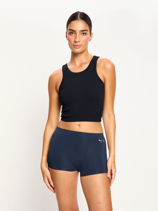 Sinnlicher Bikini mit hoher Taille, moderate Bedeckung, Bitter Chocolate Braun