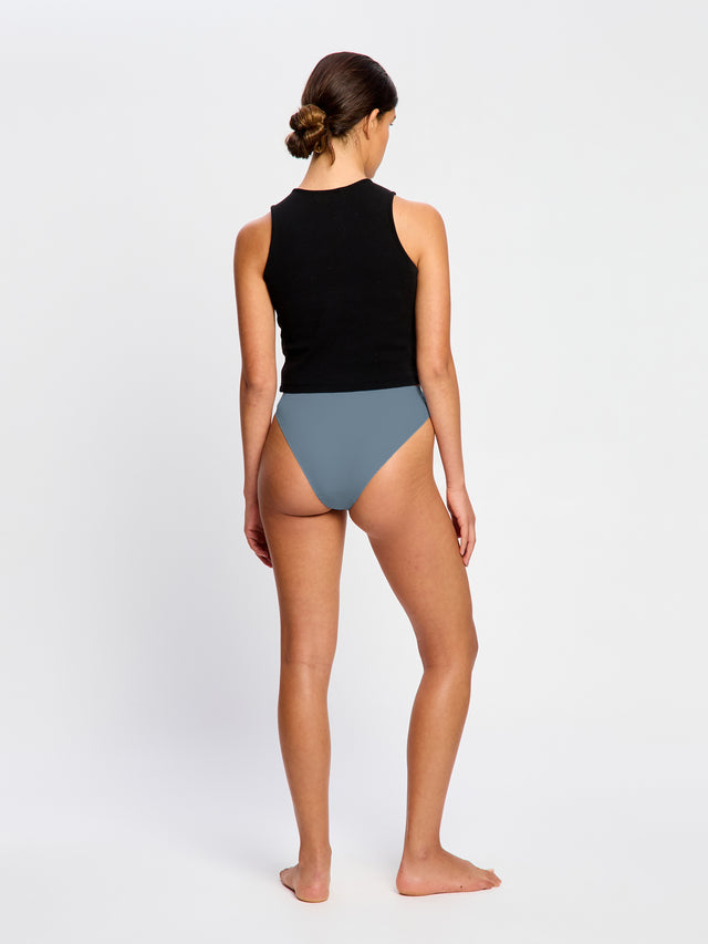 Puma X Modibodi sans coutures Actif échancré cheeky flux moyen Bleu natif
