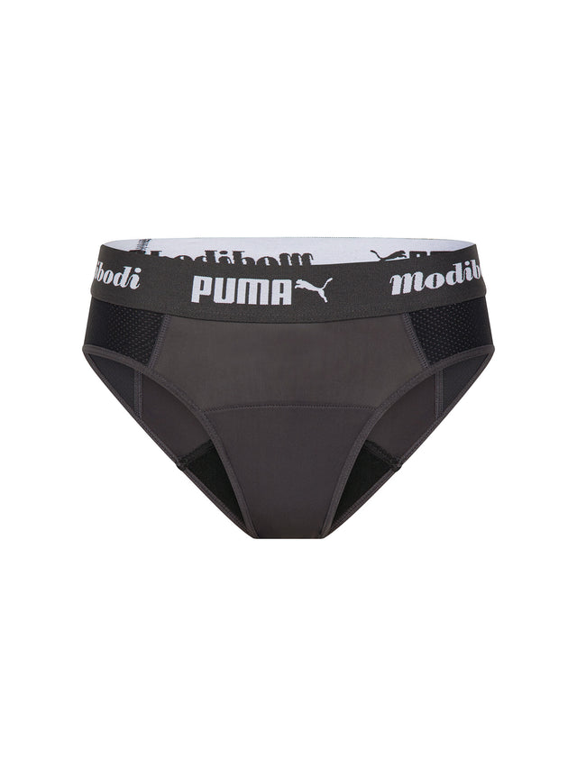 Culotte Puma x Modibodi Active flux moyen Ardoise foncé/Noir