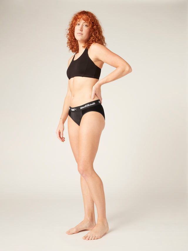 Culotte Puma x Modibodi Active flux moyen Ardoise foncé/Noir