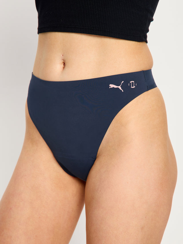 String Actif sans coutures Puma X Modibodi taille haute flux léger Minuit