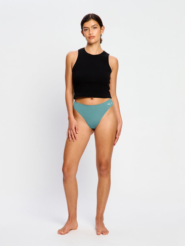 String Actif sans coutures Puma X Modibodi flux léger Vert sauge