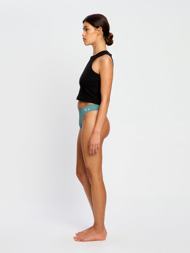 String Actif sans coutures Puma X Modibodi flux léger Vert sauge