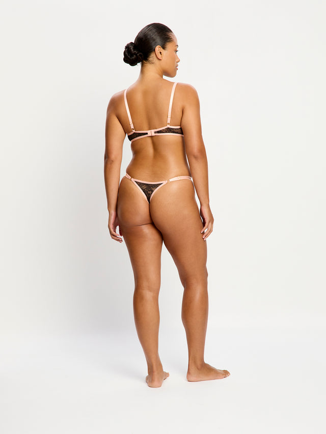 Bliss Thong Light Jet Black