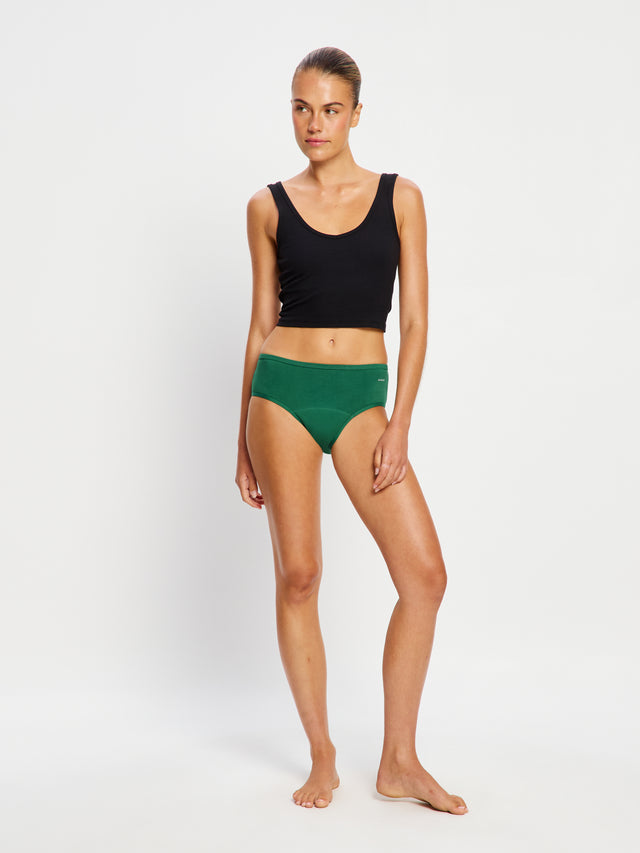 Basic Mid-Rise Slip Moderate Fir Green