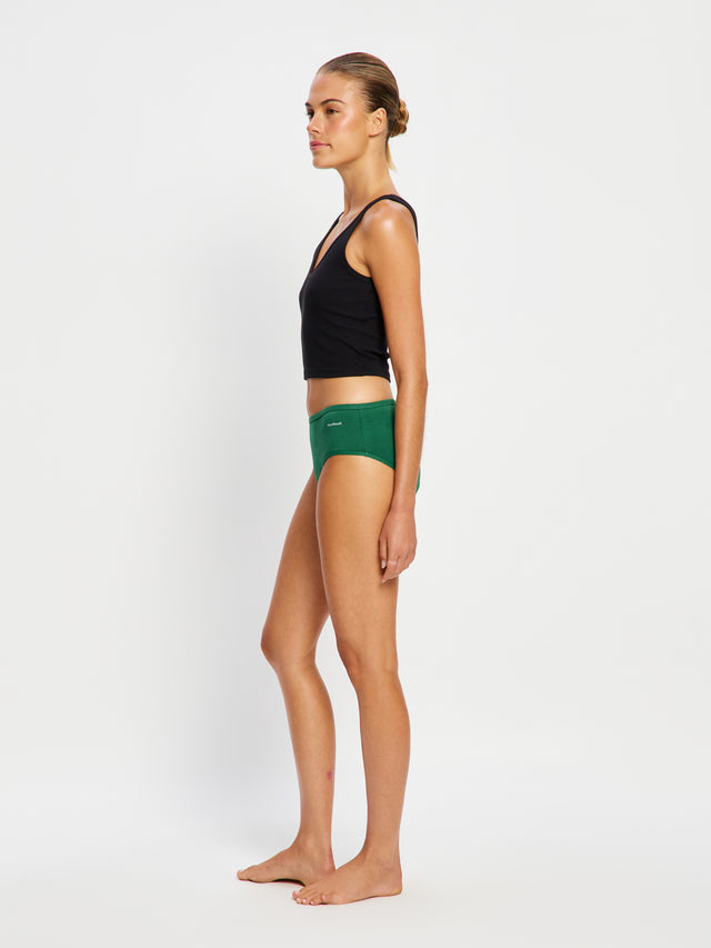 Basic Mid-Rise Slip Moderate Fir Green