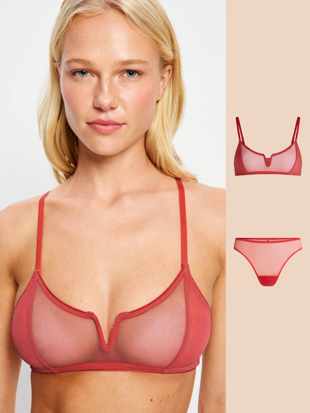 Barely There Bralette & Thong Set