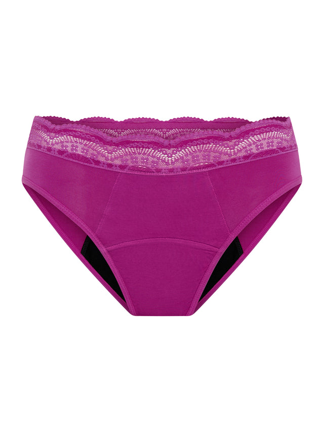 Sensual Hi Waist Bikini Super Electric Fuchsia