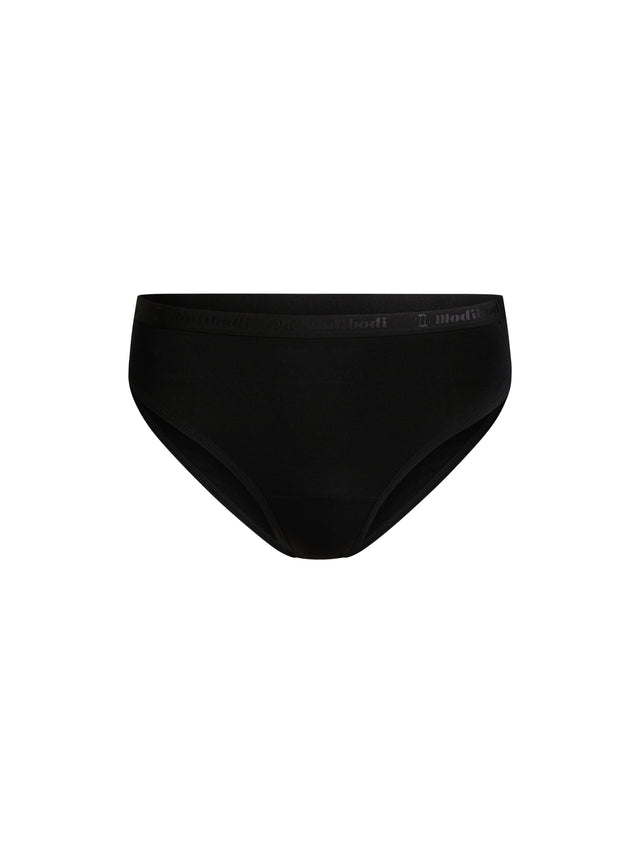 Classic Bikini Moisture Wicking Black