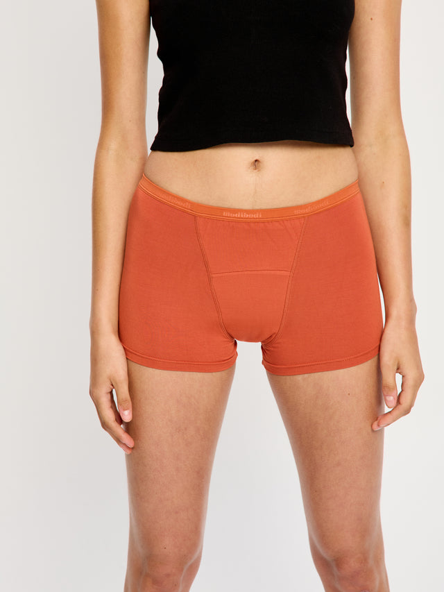 Boxer classique flux ultra Brique brûlée