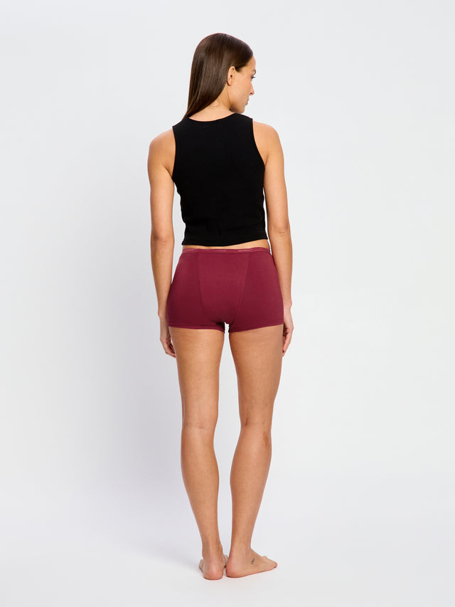 Boxer Classique flux ultra Bourgeon rouge