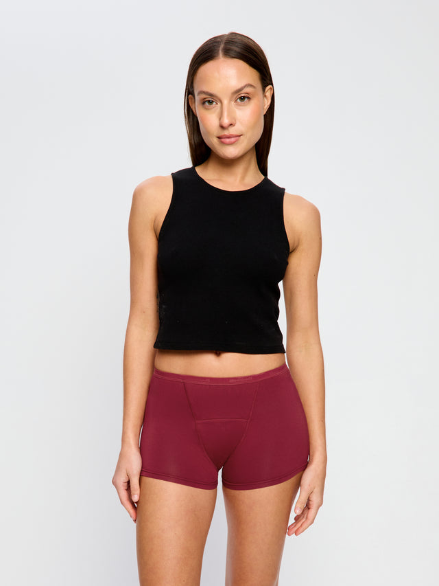 Boxer Classique flux ultra Bourgeon rouge