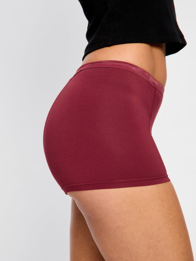 Boxer Classique flux ultra Bourgeon rouge