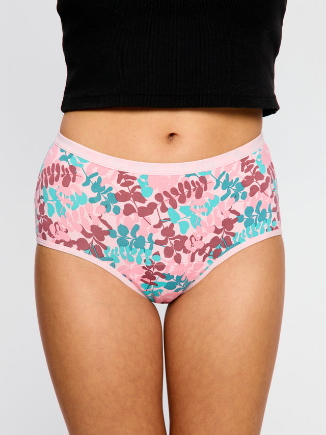 Culotte menstruelle Classique flux moyen Jardin de lierre