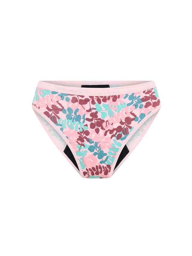 Culotte menstruelle Classique flux moyen Jardin de lierre