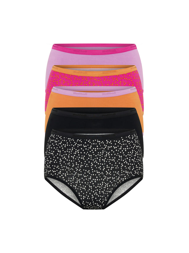 Pack de culottes Classiques au quotidien Polka Multicolore